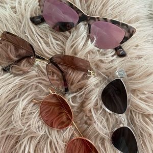 Sunglasses haul!! All 4 for 1 price!!